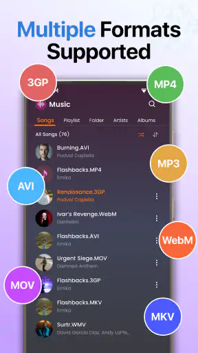 Offline Music Player Play Song screenshot