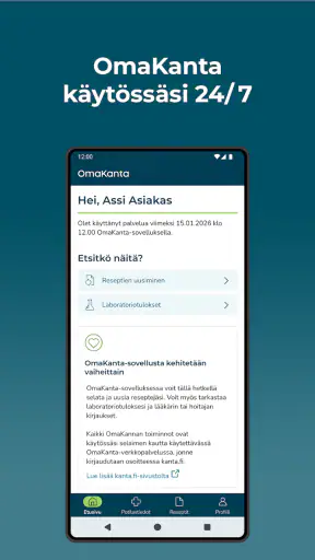 OmaKanta screenshot