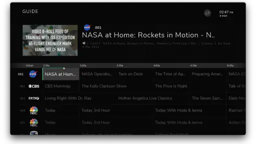 OpenTV screenshot