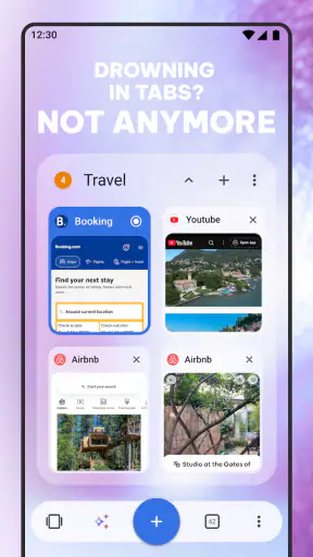 Opera Browser με AI screenshot