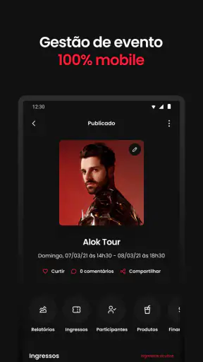 Outgo: Crie e viva eventos screenshot
