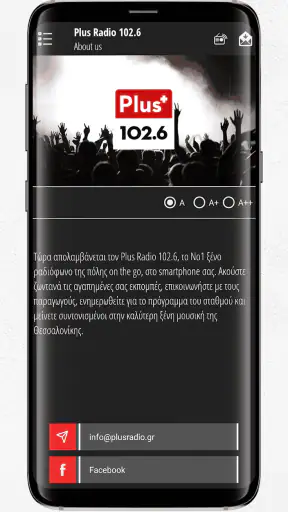 Plus Radio 102.6 screenshot