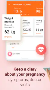 Pregnancy and Due Date Tracker screenshot