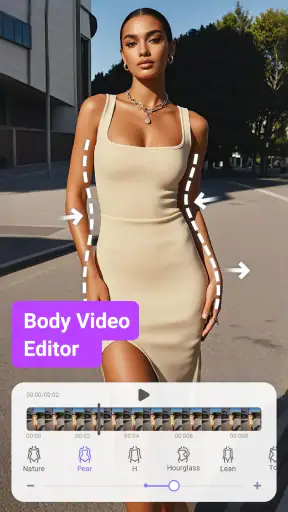 PrettyUp - βίντεο Body Editor screenshot