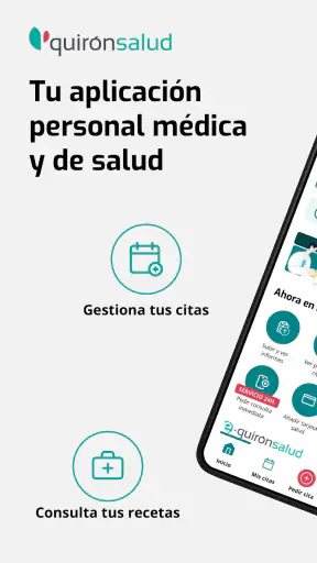 Quirónsalud screenshot
