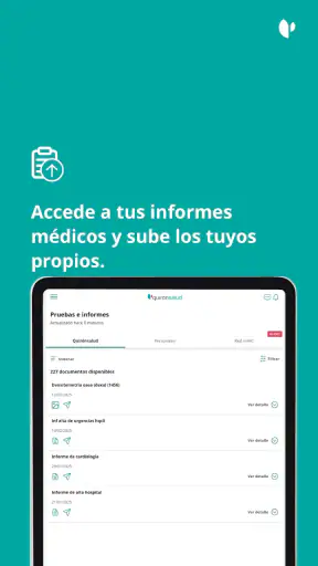 Quirónsalud screenshot
