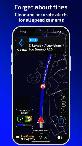 Radarbot Speed Camera Detector screenshot