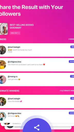 Rafi - Giveaway Comment Picker screenshot