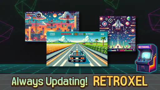 RETROXEL: Retro Arcade Games screenshot