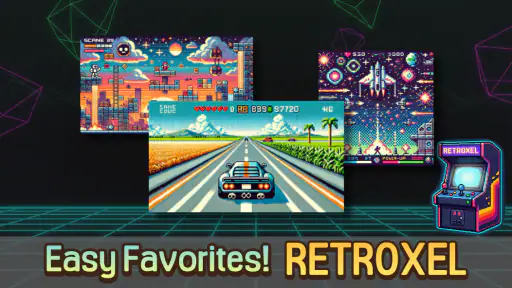 RETROXEL: Retro Arcade Games screenshot