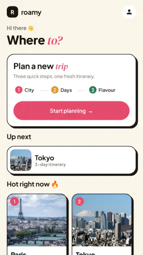 Rhyme Travel - AI Trip Planner screenshot