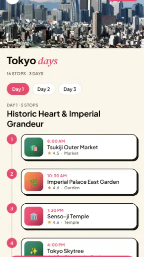 Rhyme Travel - AI Trip Planner screenshot