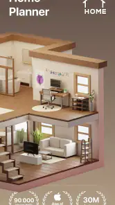 Room Planner: σχέδιο σε 3D screenshot