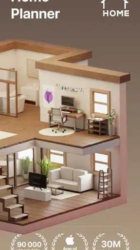 Room Planner: σχέδιο σε 3D screenshot