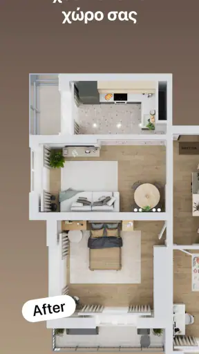 Room Planner: σχέδιο σε 3D screenshot
