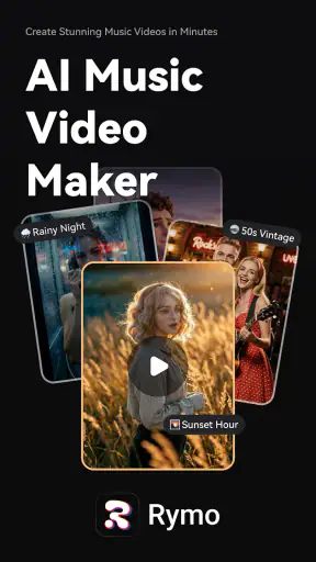 Rymo: AI Music Video Maker screenshot