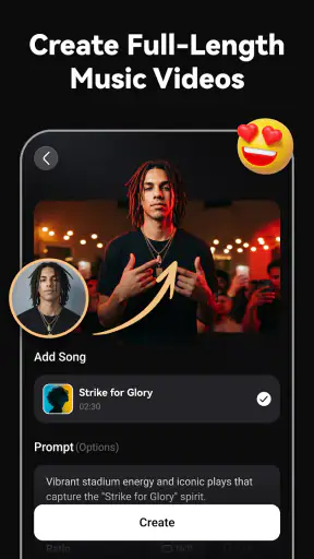 Rymo: AI Music Video Maker screenshot