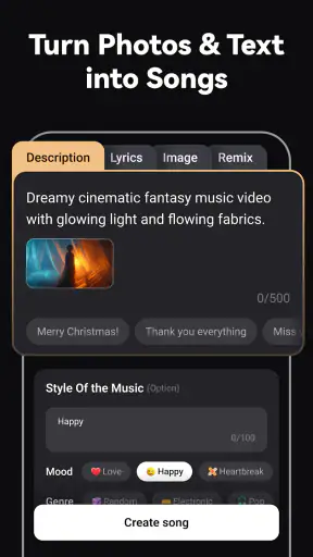 Rymo: AI Music Video Maker screenshot