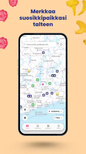 Satokausi®-sovellus screenshot