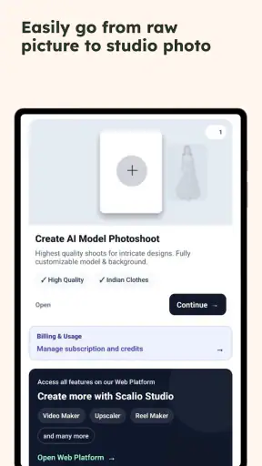 Scalio: AI Video Ad Maker screenshot