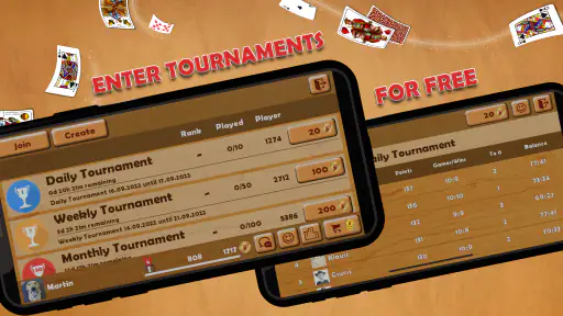 Schnopsn Online - Schnapsen 66 screenshot
