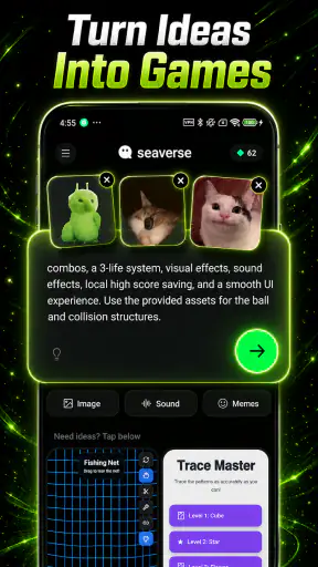 SeaVerse - AI Game Maker screenshot