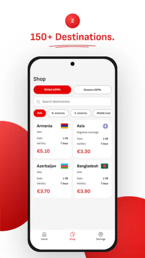 SimReady - eSIM for Travelers screenshot
