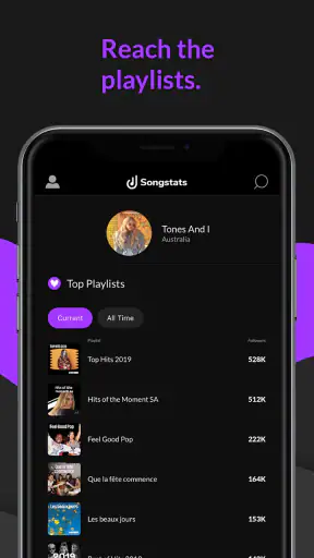 Songstats: Music Analytics screenshot