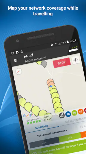 Speed test 4G 5G WiFi & maps screenshot