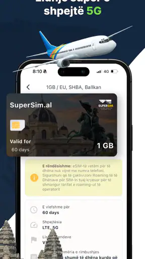 SuperSim: eSIM, 5G & Travel screenshot