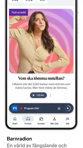Sveriges Radio screenshot