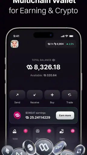 Sweat Wallet: Walk Into Crypto screenshot