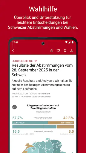 SWIplus von Swissinfo screenshot