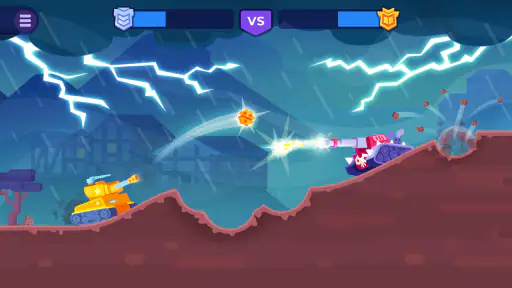 Tank Stars παιχνίδι σκοποβολής screenshot