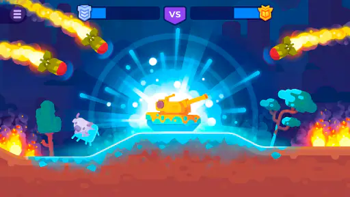 Tank Stars παιχνίδι σκοποβολής screenshot