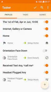 Tasker screenshot