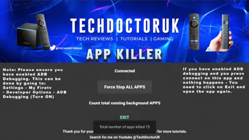 TDUK APP Killer screenshot