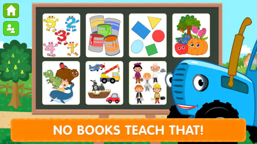 The Blue Tractor: Toddler Game screenshot