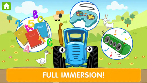 The Blue Tractor: Toddler Game screenshot