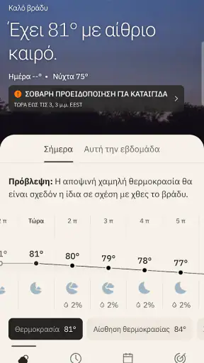 The Weather Channel screenshot