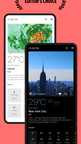 Today Weather: Ραντάρ, Widgets screenshot