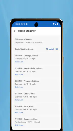 Toll Calculator GPS Navigation screenshot