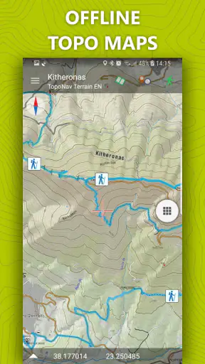 topoguide Greece screenshot