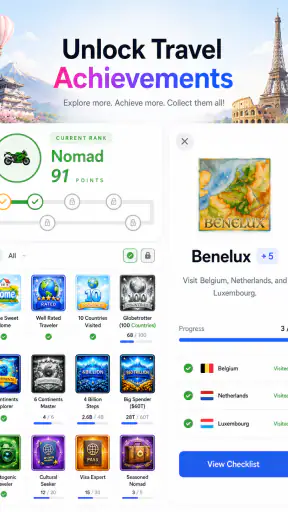 Travelog: Travel Map Tracker screenshot