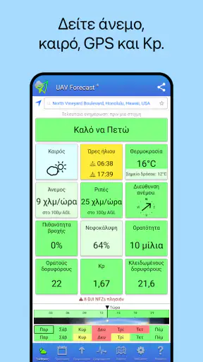 UAV Forecast για drones screenshot