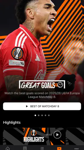 UEFA Europa League Official screenshot