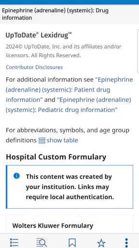 UpToDate screenshot