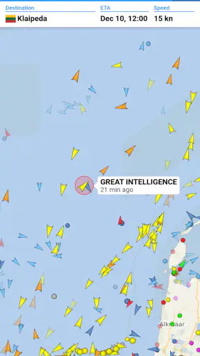 VesselFinder screenshot