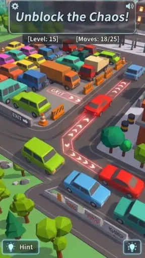 Way Out: Parking Jam Launcher screenshot