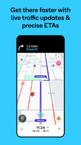 Waze GPS & κυκλοφορία ζωντανά screenshot